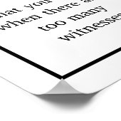 Funny Patience Definition Joke Poster (Hoek)