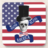 Funny patriotic American Drankjes Onderzetter (Voorkant)