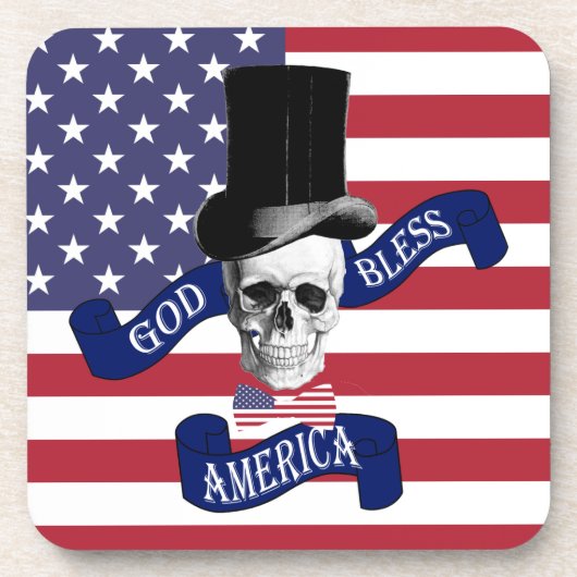 Funny patriotic American Drankjes Onderzetter (Voorkant)