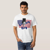 Funny patriotic american t-shirt (Voorkant volledig)