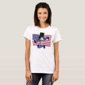 Funny patriotic american t-shirt (Voorkant volledig)
