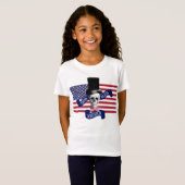 Funny patriotic american t-shirt (Voorkant volledig)