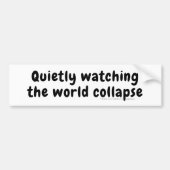 Funny Patriotic Deep State Global Reset Resistance Bumpersticker (Voorkant)