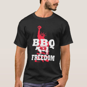 Funny Patriotic Grilling Accessoires Barbecue Free T-shirt