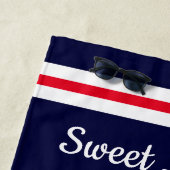 Funny Patriotic Pineapple Strandlaken (In situ)