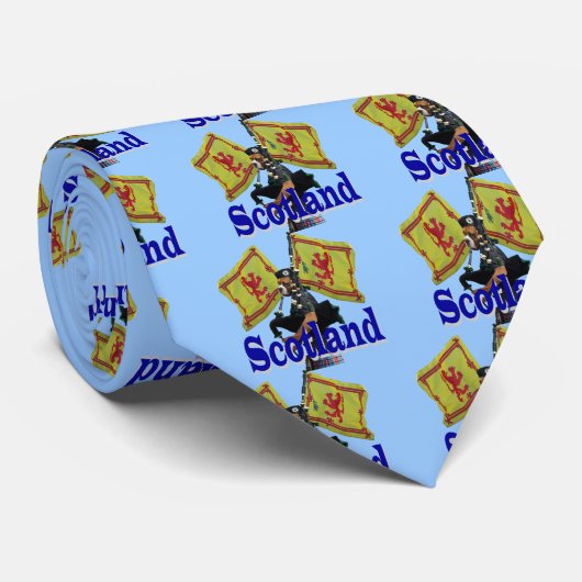 Funny patriotic scottish stropdas (Opgerold)