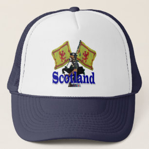 Funny patriotic scottish trucker pet