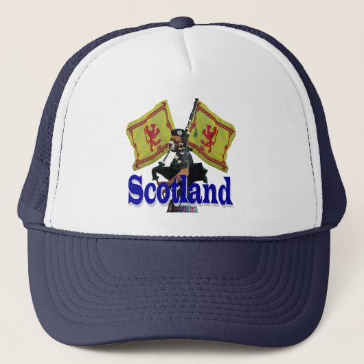 Funny patriotic scottish trucker pet (Voorkant)