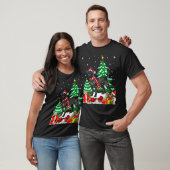 Funny Patterdale Terrier Dog Christmas Tree T-shirt (Unisex)