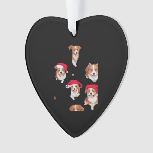 funny patterns christmas yule yuletide Classic T-S Ornament (voorkant)