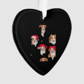 funny patterns christmas yule yuletide Classic T-S Ornament (voorkant)