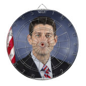 Funny Paul Ryan Dart Board van Rick London Dartbord (Voorkant)
