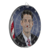 Funny Paul Ryan Dart Board van Rick London Dartbord (Voorkant Links)