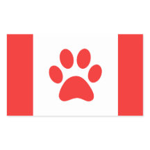 Funny Paw Canadese vlag
