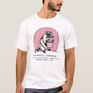 Funny Pawnee Racoon Probleem staat onder controle T-shirt