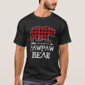 Funny Pawpaw Bear Matching Family Christmas Bear R T-shirt (Voorkant)