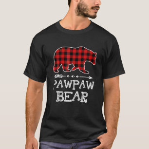 Funny Pawpaw Bear Matching Family Christmas Bear R T-shirt