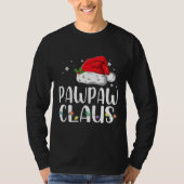 Funny Pawpaw Claus Christmas Pajamas Santa  T-shirt (Voorkant)