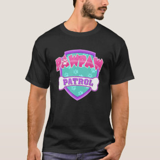 Funny Pawpaw Patrol - Dog Mam, papa voor mannen T-shirt