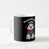 Funny Pawtriotic Pets – USA FlagClassic Mug, 11 oz Koffiemok (Voorkant links)