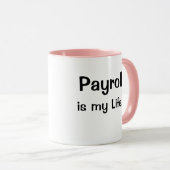 Funny Payroll Manager Motivatie Quote Gift Mok (Voorkant rechts)