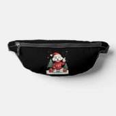 Funny Peace Hand Maltese Christmas Lights Womens M Heuptasje (Liggend)