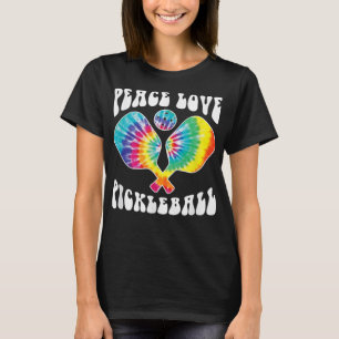 Funny Peace Love Pickleball  Design 343 T-shirt