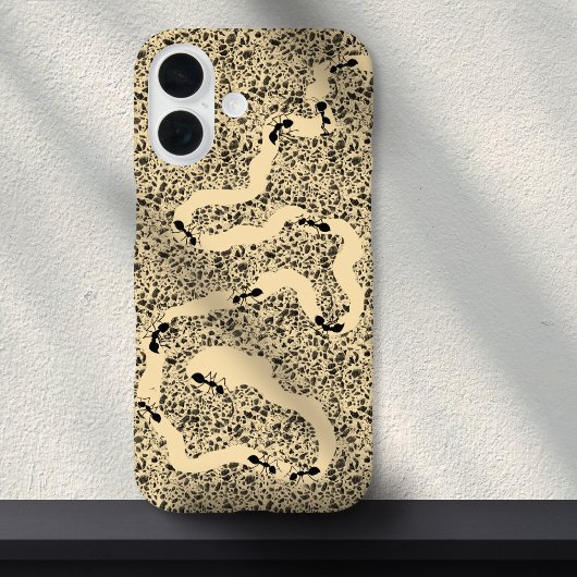 Funny Peach Ant Boerderij Insect Humor Case-Mate iPhone Case