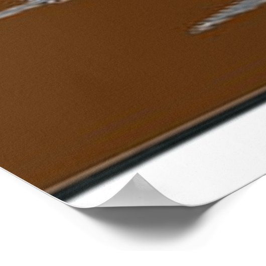 Funny Peach Cobbler Rick Poster Londen (Hoek)