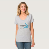 Funny Peacock Adult Women's T-shirt (Voorkant volledig)