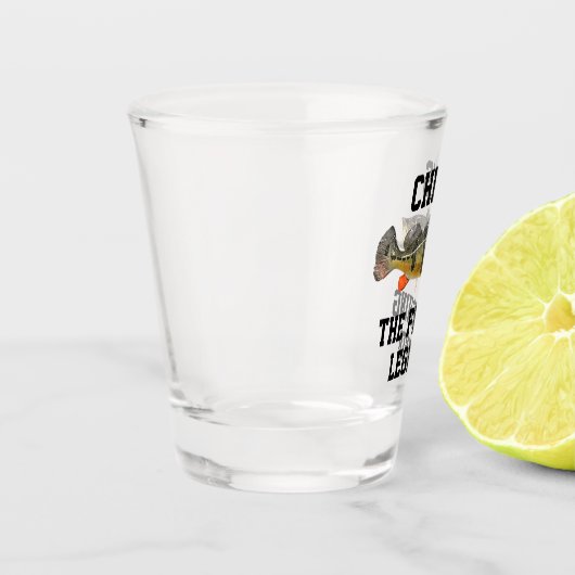 Funny Peacock Bass Vist Quote Name Legend Shot Glas (Links)