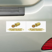 Funny Peanut Bumpersticker (Op auto)
