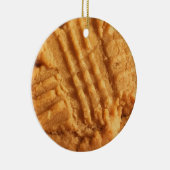 Funny Peanut Butter Cookie Pun Kerstmis Keramisch Ornament (Rechts)