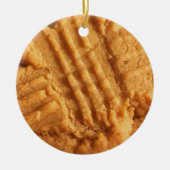 Funny Peanut Butter Cookie Pun Kerstmis Keramisch Ornament (Voorkant)