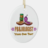 Funny Peanut Butter en Jelly Keramisch Ornament (Rechts)