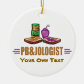 Funny Peanut Butter en Jelly Keramisch Ornament (Voorkant)