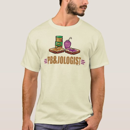 Funny Peanut Butter Jelly Sandwiches T-shirt (Voorkant)