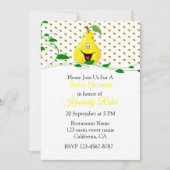 Funny Pear Baby shower Uitnodiging (Voorkant)