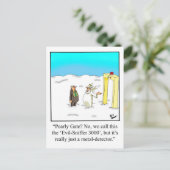 Funny Pearly Gates Humor Briefkaart (Staand voorkant)