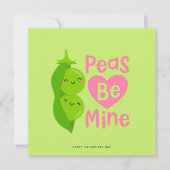 Funny Peas Valentijnsdag Romantic Kaart (Voorkant)