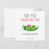 Funny Peas Valentijnsdag Romantic Kaart (Voorkant / Achterkant)