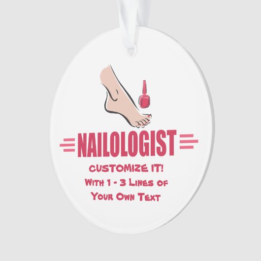 Funny Pedicure Ornament (voorkant)