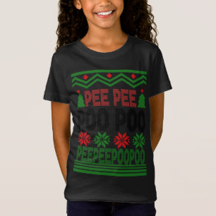 Funny Pee Poo Poo Ugly KerstSweater Sweat T-shirt