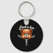 Funny - Peek-a-boo - Bear  Sleutelhanger (Voorkant)