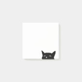 Funny Peeking Cat Post-it® Notes (Voorkant)