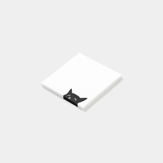 Funny Peeking Cat Post-it® Notes (Schuin)