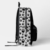 Funny Peeking Panda Beer met Tracks Bedrukte Rugzak (Links)