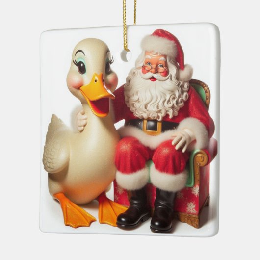 Funny Pekin Christmas Duck Ornament (Links)
