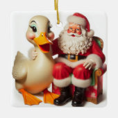 Funny Pekin Christmas Duck Ornament (Voorkant)