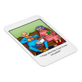 Funny Peking voor Kerstmis Humor Magnet Gift Magneet (Rechterzijde)